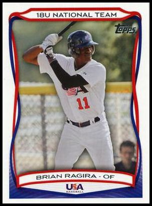 2010 Topps USA Baseball USA14 Brian Ragira